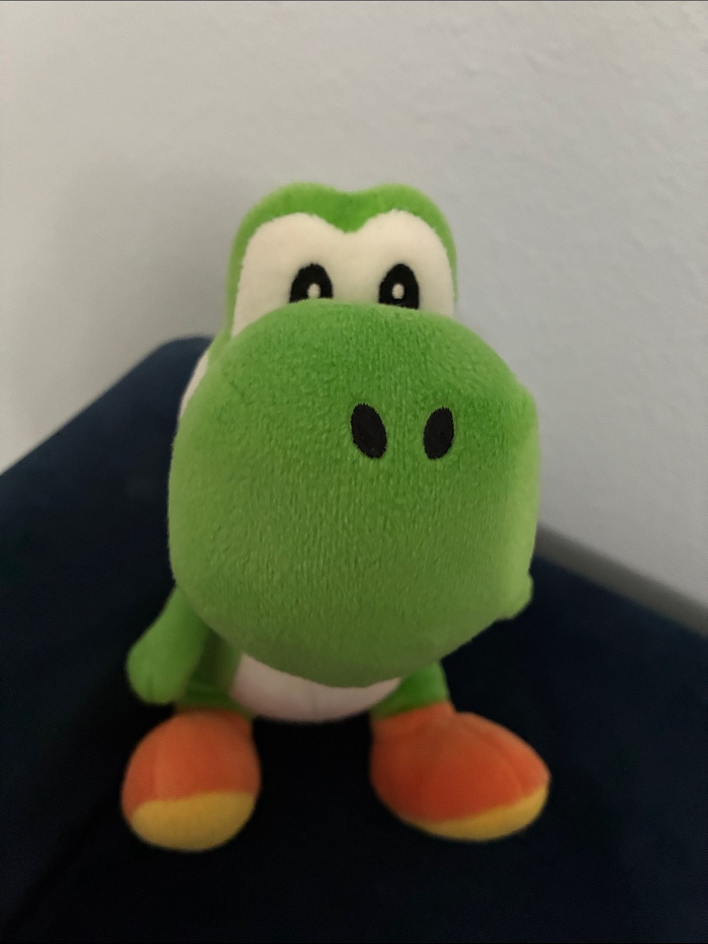 Nintendo Green Yoshi Plush with Orange Feet, New.